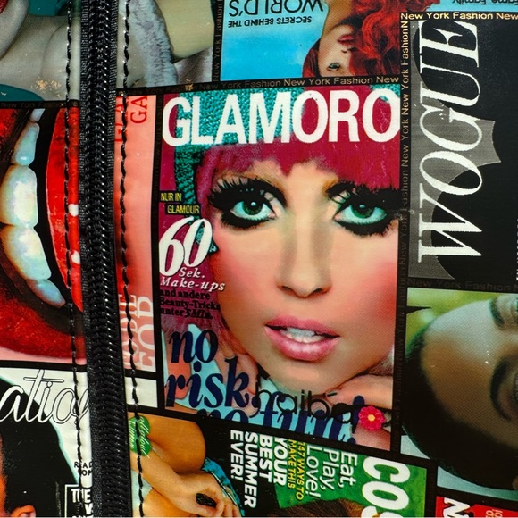 Vintage 90s Y2K Fashion Magazine Purse and Wallet Set - Picture 9 of 13